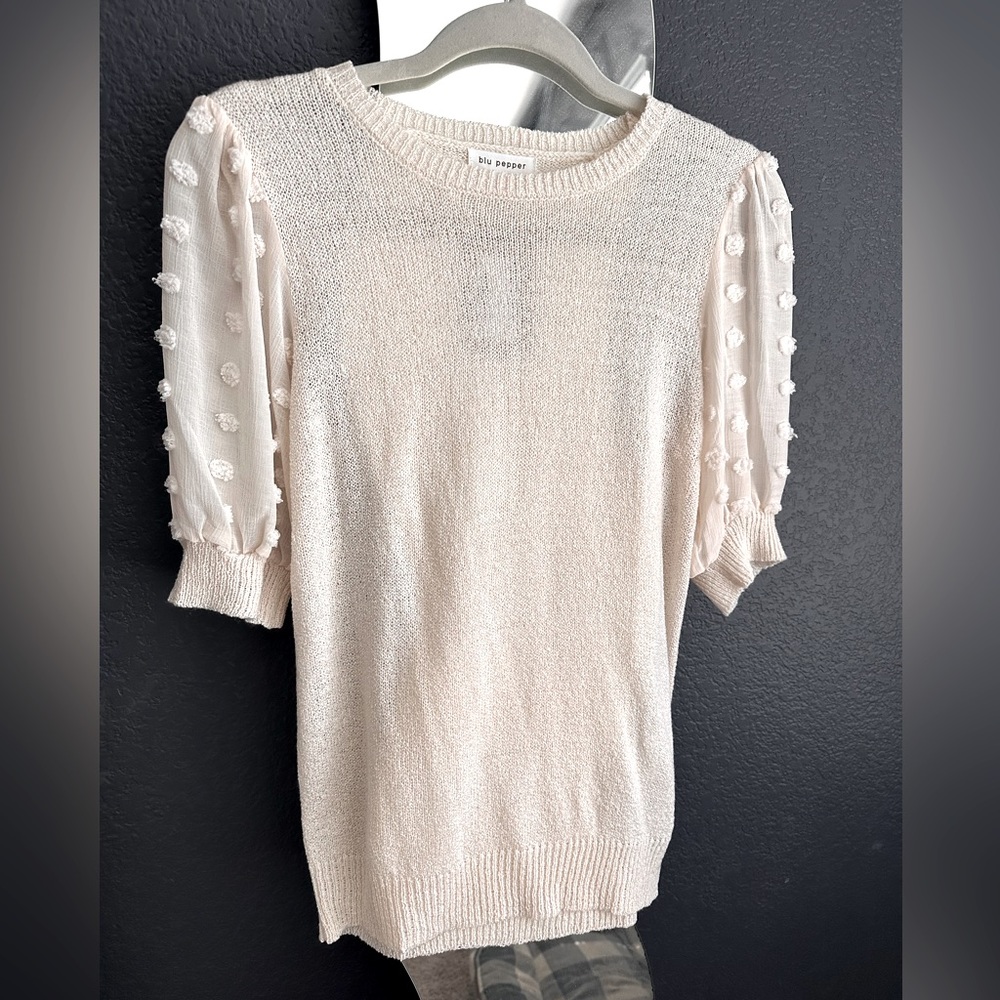 Blu Pepper sweater shirt size small NWT